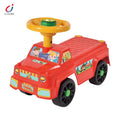 Baby Ride-On Toy Car with Squeaky Horn Steering Wheel - 4-Wheel Toddler Slider