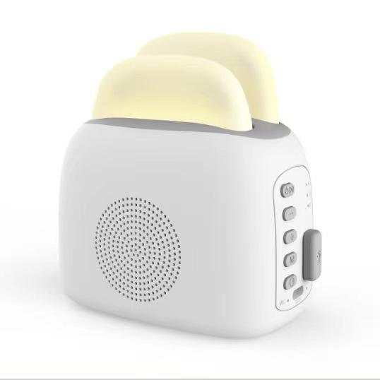 3-in-1 Smart Sleep Therapy Machine - Bluetooth Speaker with 6 Soothing Sounds & Ambient Night Light, 1200mAh Long-Lasting Battery