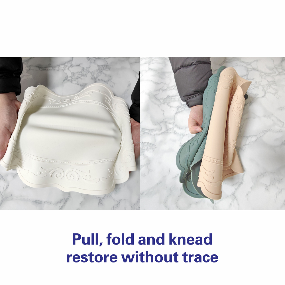 European Embossed Placemats - Heat Resistant, Waterproof & Non-Slip Table Mats